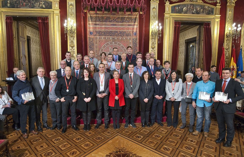 Entregadas las medallas de plata al mérito deportivo del Gobierno de Navarra.